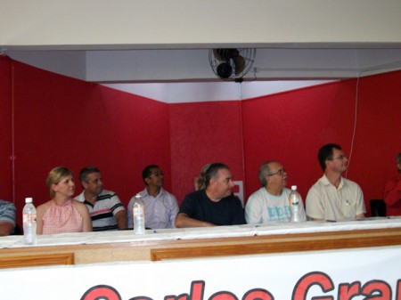 Vereador Montorinho prestigia Plenária Desafios 2010, organizada pelo presidente da Confederação Nacional dos Metalúrgicos- CNM,Carlos Grana